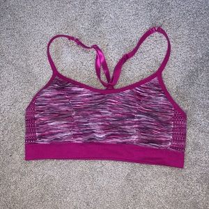 Pink Sports Bra